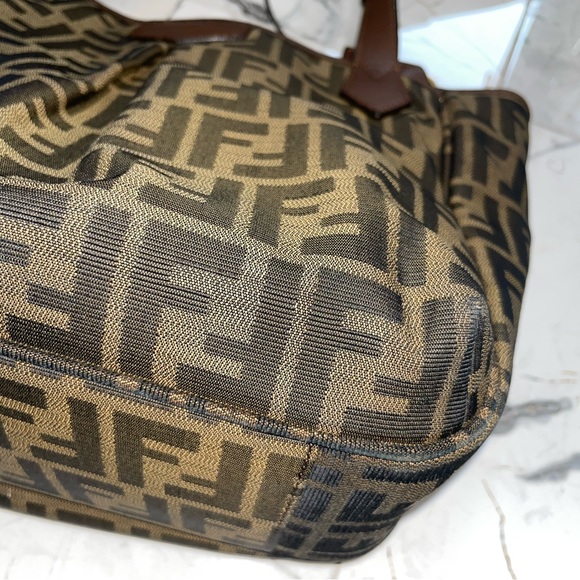Vintage Fendi Zucca FF logo tote handbag - Picture 9 of 15
